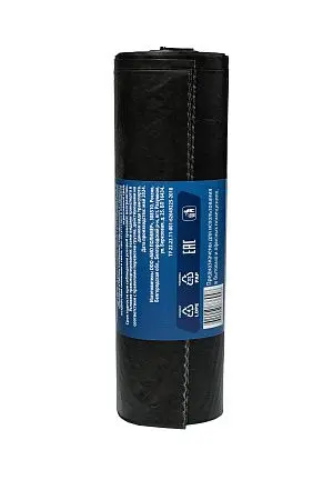 Фото №10 - Мешки для мусора: 160л 90х110 ПВД VCLEAN черные 60г /рул.=10 шт.