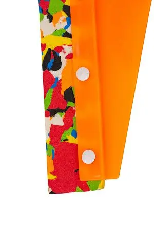 Фото №2 - Вик: Сгон 40 см пластик одна резина с рукояткой 120 см оранжевый MRY