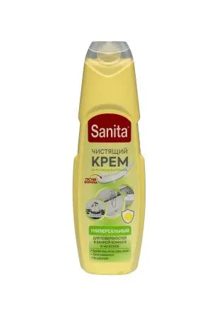 Фото №1 - Чистящее средство: САНИТА Крем 600г УНИВЕРСАЛ Сицилийский лимон