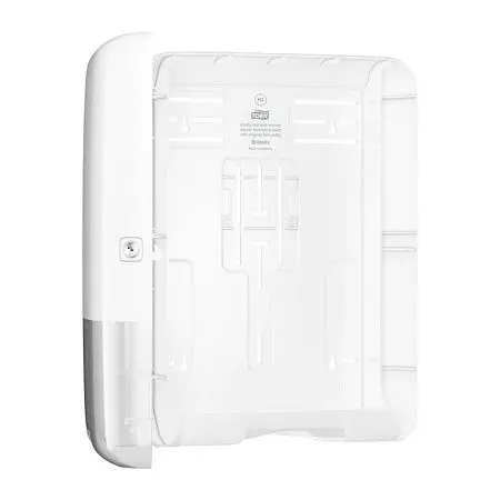 Фото №4 - Tork: Диспенсер H3 Elevation Singlefold для полотенец в пачках белый