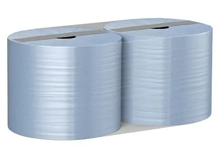 Фото №5 - VEIRO: Полотенца протирочные 2сл 350м/24см Comfort синие