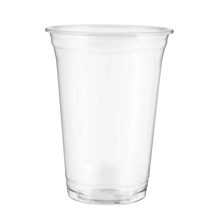 Фото №1 - Одноразовая продукция: Стакан 450мл пластиковый ПЭТ прозрачный Скандипакк /пач.=50 шт.