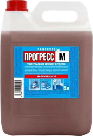Фото №1 - Чистящее средство: ПРОГРЕСС М 5л малопенный концентрат