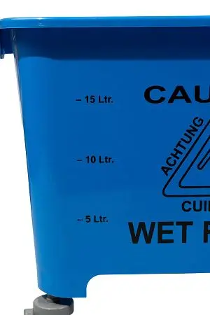 Фото №3 - Вик: Тележка 1х20 пластик с отжимом синяя MRY