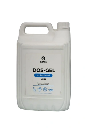 Фото №1 - Grass: Дос гель 5,3кг чистящий для сантехники с активным хлором концентрат