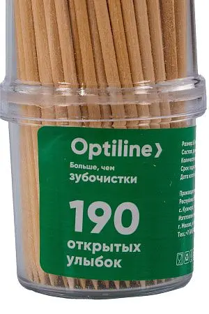 Фото №3 - Одноразовая продукция: Зубочистки в спендере /пач.=190 шт.