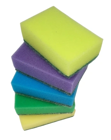 Губки,скрабы: для посуды Макси СУПЕР ТЕКОС 10х7х3 поролон+абразив /шт.=5