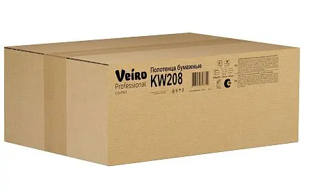 Фото №8 - VEIRO: Полотенца бумажные W 2сл 150л 32х21,6см Comfort белые