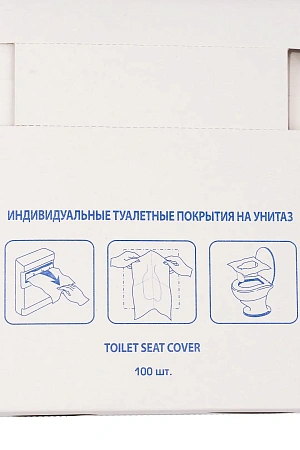 Фото №2 - Вик: Покрытия на унитаз 100л 1/4 сложения индивидуальные белые Вельгия