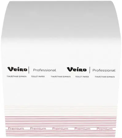 VEIRO: Бумага туалетная V 2сл 250л Premium белый