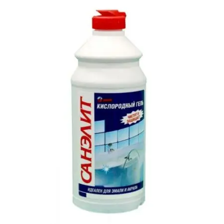 Фото №1 - Чистящее средство: САНЭЛИТ-Кислородный гель 500мл ЧИСТАЯ ВАННА