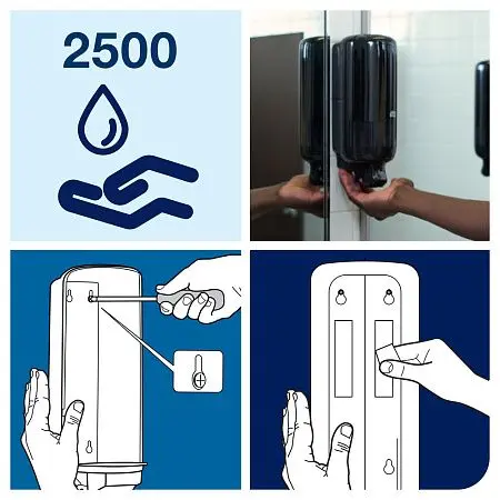 Фото №9 - Tork: Диспенсер S4 Elevation 1л для пенного мыла черный