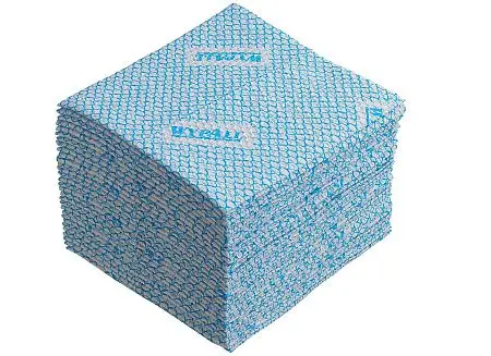 Фото №2 - Kimberly-Clark: Салфетки Вайпол Х80 Плюс 1сл 35,5х33,5см 1/4слож. синий /пач.=30 шт.