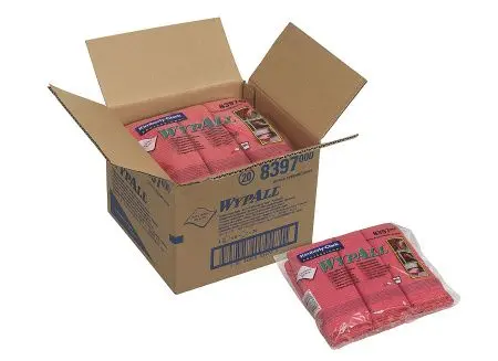 Kimberly-Clark: Салфетки Вайпол 40х40см микрофибра красные /пач.=6 шт.
