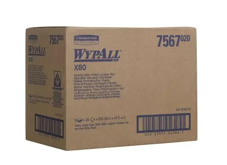 Kimberly-Clark: Салфетки Вайпол Х80 1сл 41,6х34,4см желтые /пач.=25 шт.