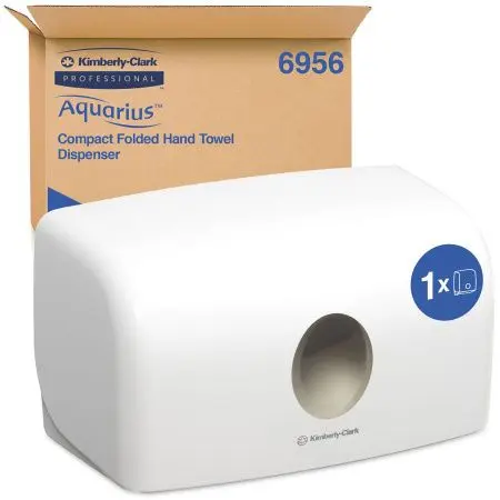 Kimberly-Clark: Диспенсер Аквариус для полотенец в пачках белый