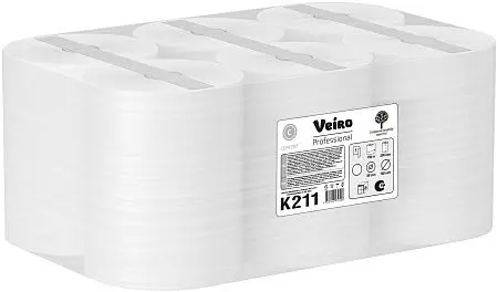 Фото №8 - VEIRO: Полотенца бумажные 1сл 150м/20 Comfort белые