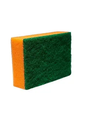 Фото №7 - Губки,скрабы: для посуды VCLEAN Гигант 14х9.5х4 поролон+абразив