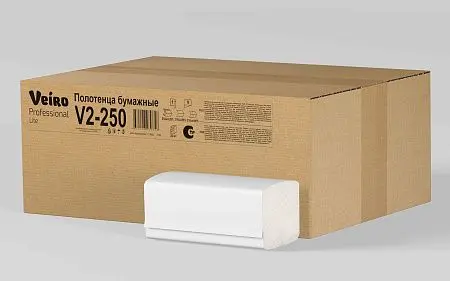 Фото №6 - Вик: Полотенца бумажные V 1сл 250л 21х21,6см белые СЫКТЫВКАР Lite