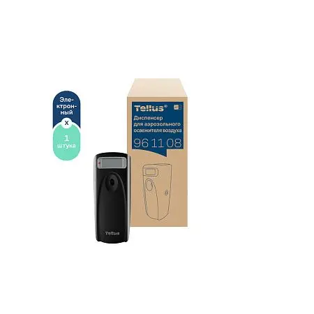 Фото №2 - ТОРК: Tellus Диспенсер AF1 для аэрозольного освежителя воздуха черный СЕНСОРНЫЙ