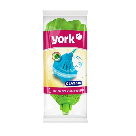 Хозяйственный инвентарь: МОП насадка на швабру YORK Классик микрофибра в асс.