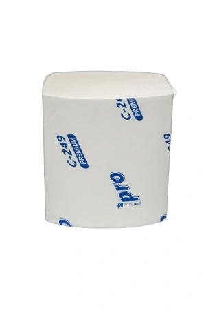 Фото №1 - Вик: Бумага туалетная 2сл V-сложение 250л 21х11см целлюлоза 100% с тиснением PROtissue