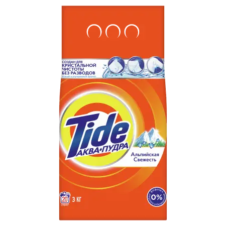 Фото №1 - СМС: Тайд-автомат 3кг АЛЬПИЙСКАЯ СВЕЖЕСТЬ