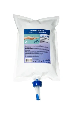 Фото №1 - Кеман: Мыло жидкое 1000мл нейтральное в картридже бесцветное