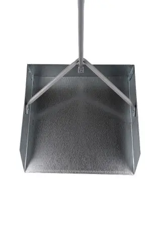 Хозяйственный инвентарь: Совок дворницкий 310х310х80 мм с удлиненной Г-образной ручкой