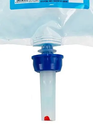 Фото №3 - Кеман: Мыло жидкое 475мл АЛЬБАСОФТ с антибакт.эффектом в картридже бирюзовое S2