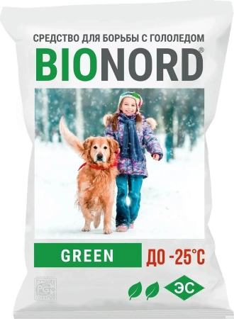 Химпродукция: Реагент Бионорд-Green 23 кг противогололедный