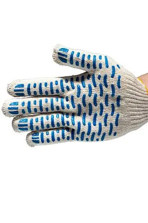 Фото №7 - Перчатки: х/б вязаные с ПВХ 5-ти ниточные Люкс-Волна /шт.=2