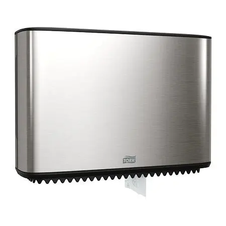 Фото №3 - Tork: Диспенсер T2 Aluminium для туалетной бумаги в мини-рулоне металл