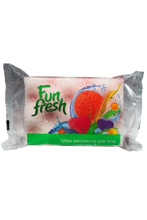 Фото №1 - Губки,скрабы: для тела ТОНУС поролоновая массажная прямоугольная