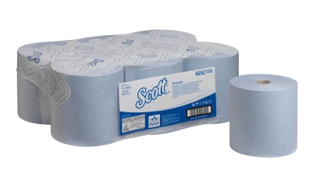 Kimberly-Clark: Полотенца бумажные Скотт Макс 1сл 350м/19 синие