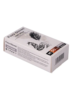 Фото №4 - Перчатки: нитриловые черные М /пач.=100 шт.