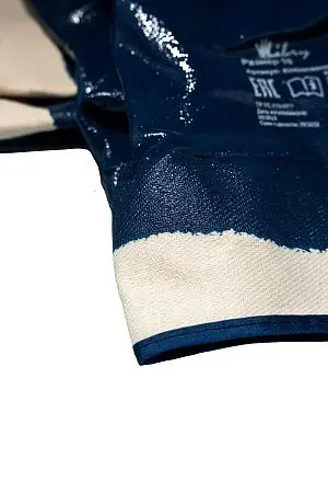 Фото №5 - Перчатки: х/б с полным нитриловым покрытием, манжет крага