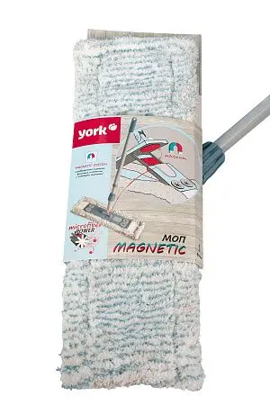 Фото №5 - Хозяйственный инвентарь: Швабра YORK Магнетик с телескопической рукояткой 145см