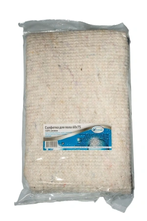 ХозСалфетки: для пола VCLEAN 60х75 хлопок серая