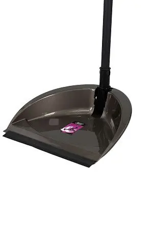 Фото №5 - Хозяйственный инвентарь: Совок для мусора пластик с высокой ручкой с резиновой кромкой