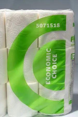 Фото №3 - Хаят: Бумага туалетная 2сл 15м ФОКУС Экономик Чойс белая /пач.=12 шт.