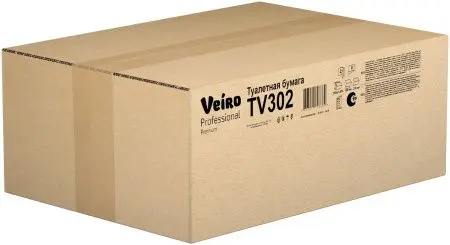 VEIRO: Бумага туалетная V 2сл 250л Premium белый
