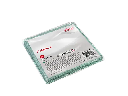 Фото №5 - Vileda: Салфетка ПВА Микро 35х38см зелёная