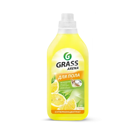 Grass: Арена 1л нейтральное моющее средство с полирующим эффектом Аромат лимона