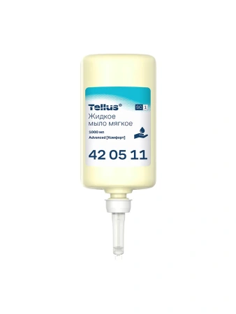 Фото №1 - ТОРК: Tellus Мыло S1 Комфорт 1л жидкое для рук МЯГКОЕ