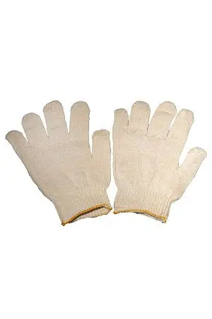 Фото №2 - Перчатки: х/б вязаные 5-ти ниточные белые