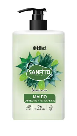 Фото №1 - Effect: САНФИТО 1л жидкое крем-мыло Сочное алоэ