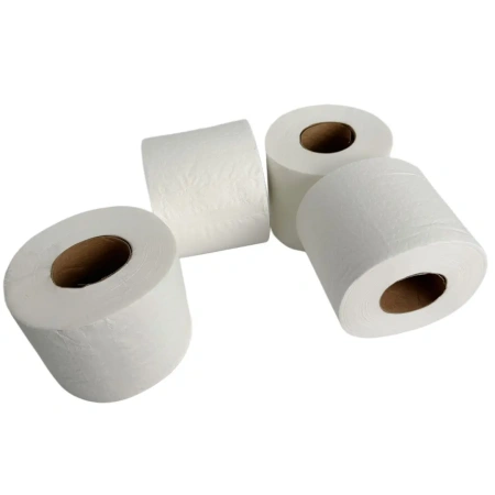 Бумага туалетная: 2сл 50м целлюлоза цвет белый Vclean /пач.=4 шт.