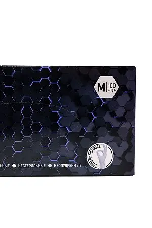 Фото №5 - Перчатки: виниловые М одноразовые неопудренные /пач.=100 шт.