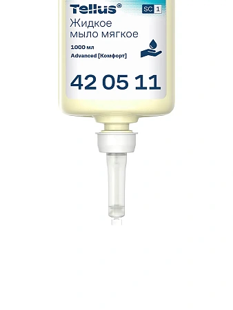 Фото №4 - ТОРК: Tellus Мыло S1 Комфорт 1л жидкое для рук МЯГКОЕ